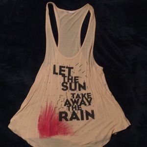 BCBGeneration graphic tank top. Sz M